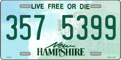 NH license plate 3575399