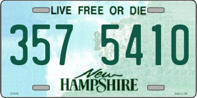 NH license plate 3575410