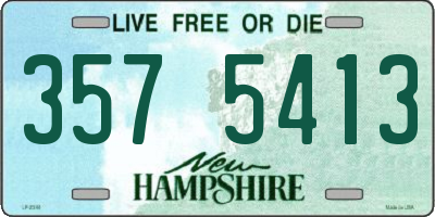 NH license plate 3575413