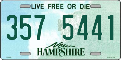 NH license plate 3575441