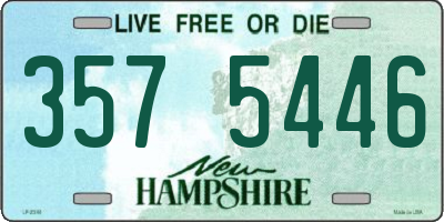 NH license plate 3575446