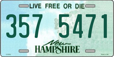 NH license plate 3575471