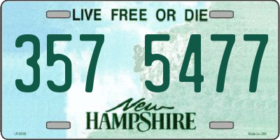 NH license plate 3575477