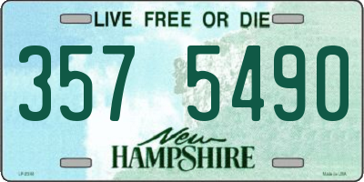 NH license plate 3575490