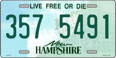 NH license plate 3575491