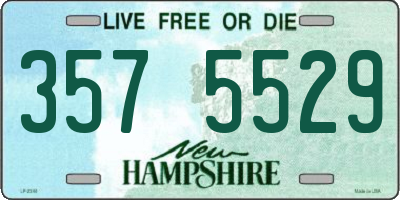 NH license plate 3575529