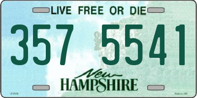 NH license plate 3575541