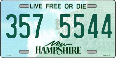 NH license plate 3575544