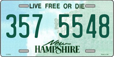 NH license plate 3575548