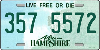 NH license plate 3575572