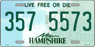 NH license plate 3575573