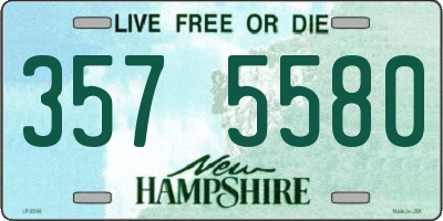 NH license plate 3575580