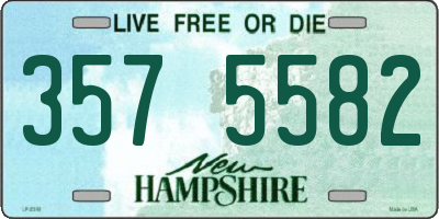 NH license plate 3575582