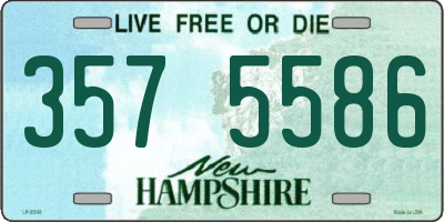 NH license plate 3575586