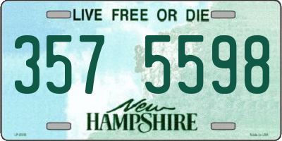 NH license plate 3575598