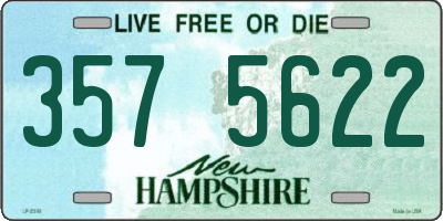 NH license plate 3575622