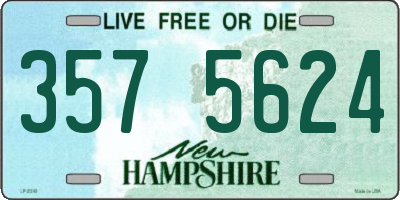 NH license plate 3575624