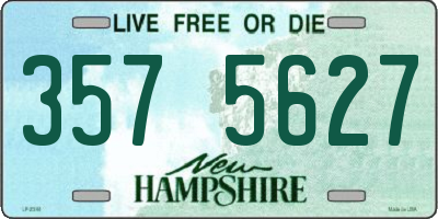 NH license plate 3575627