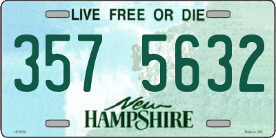 NH license plate 3575632