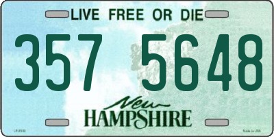 NH license plate 3575648
