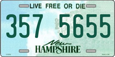 NH license plate 3575655