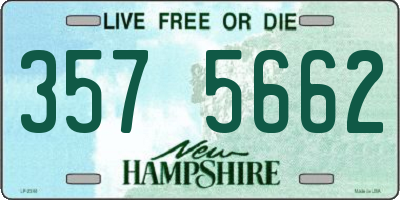 NH license plate 3575662