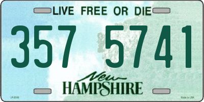 NH license plate 3575741