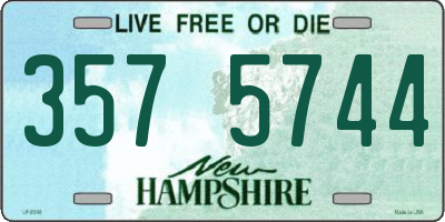NH license plate 3575744