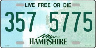 NH license plate 3575775