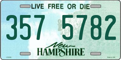 NH license plate 3575782