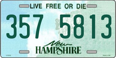 NH license plate 3575813