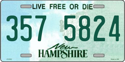 NH license plate 3575824