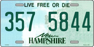 NH license plate 3575844