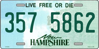 NH license plate 3575862