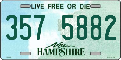 NH license plate 3575882