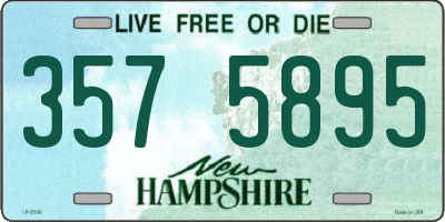 NH license plate 3575895