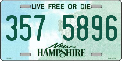 NH license plate 3575896