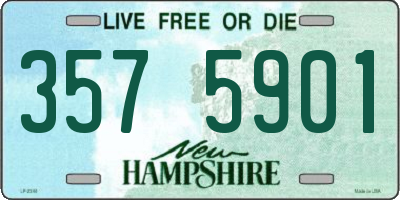NH license plate 3575901