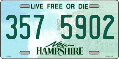 NH license plate 3575902