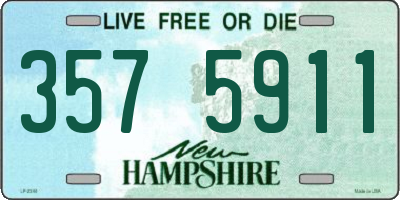 NH license plate 3575911