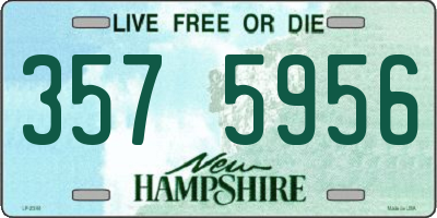NH license plate 3575956