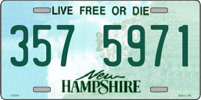 NH license plate 3575971