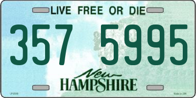 NH license plate 3575995