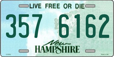 NH license plate 3576162