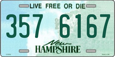 NH license plate 3576167