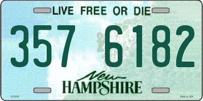 NH license plate 3576182