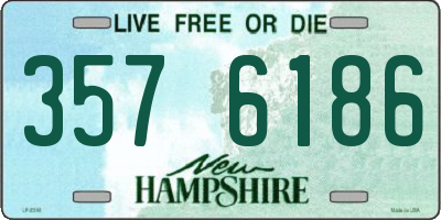 NH license plate 3576186