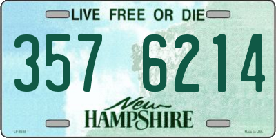 NH license plate 3576214