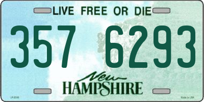 NH license plate 3576293