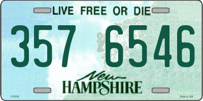 NH license plate 3576546